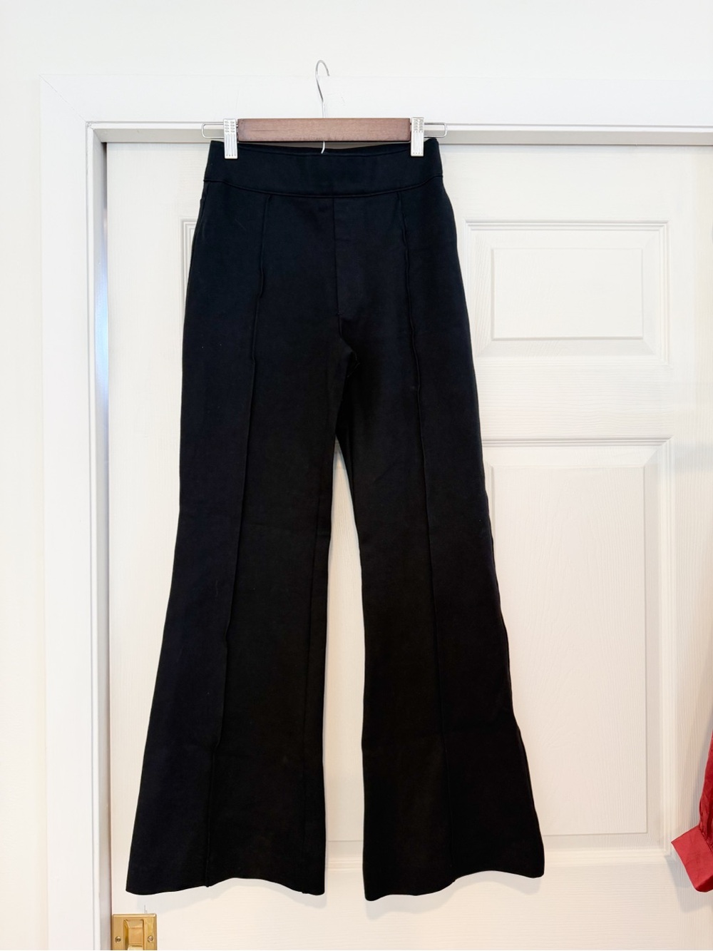 SPANX Black Boot-Cut Flare Pants
